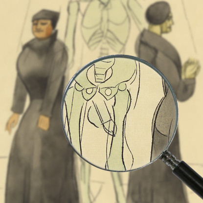 Donne E Morte Karl Wiener kwn144 quadro stampato su tela