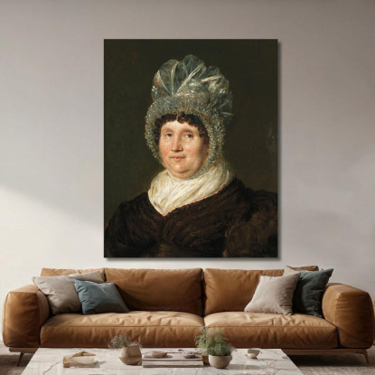 Mrs Clare John Linnell jln20 quadro stampato su tela