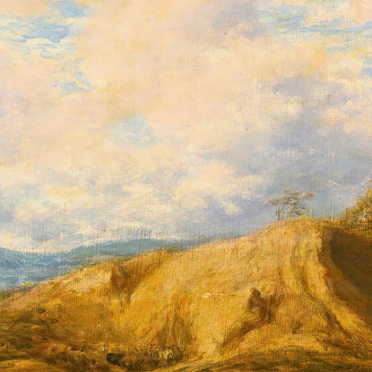 Redhill Common Surrey John Linnell jln25 quadro stampato su tela