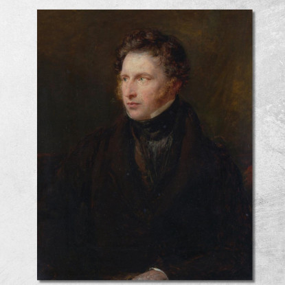 William Collins R.A. John Linnell jln33 quadro stampato su tela