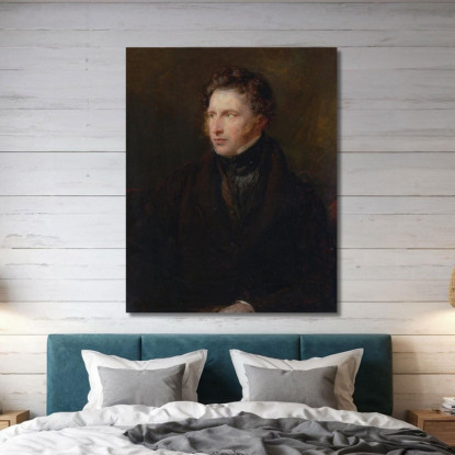William Collins R.A. John Linnell jln33 quadro stampato su tela