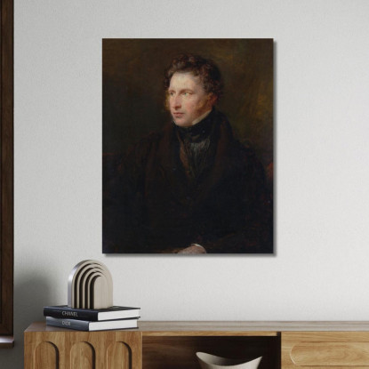 William Collins R.A. John Linnell jln33 quadro stampato su tela