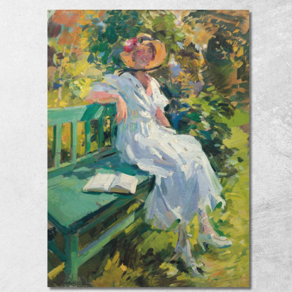 Nel Giardino Konstantin Alexeevich Korovin kak8 quadro stampato su tela