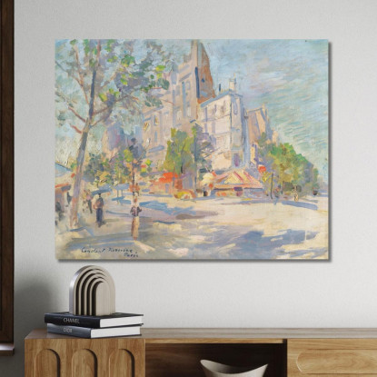 Parigi In Primavera Konstantin Alexeevich Korovin kak18 quadro stampato su tela
