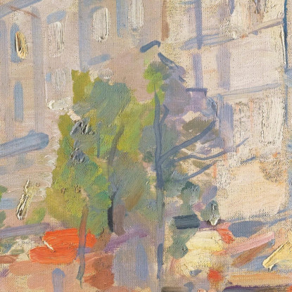 Parigi In Primavera Konstantin Alexeevich Korovin kak18 quadro stampato su tela