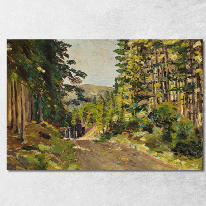 Paesaggio Siberiano Konstantin Alexeevich Korovin kak27 quadro stampato su tela