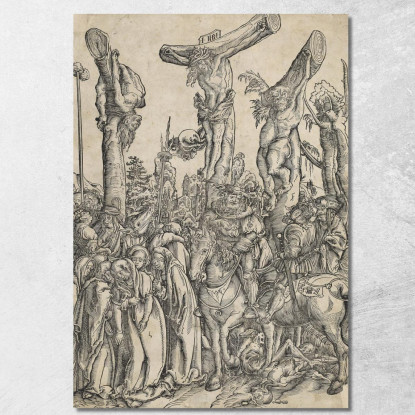 Crocifissione Lucas Cranach the Elder lce14 quadro stampato su tela