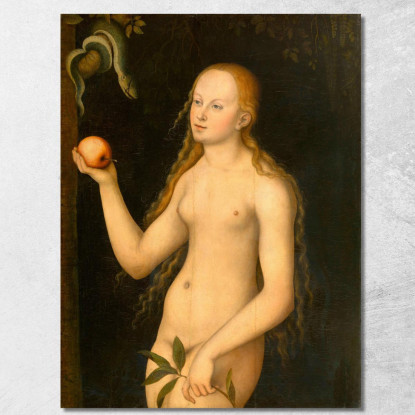 Eva 2 Lucas Cranach the Elder lce18 quadro stampato su tela