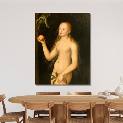 Eva 2 Lucas Cranach the Elder lce18 quadro stampato su tela