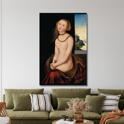 Lucrezia 5 Lucas Cranach the Elder lce27 quadro stampato su tela