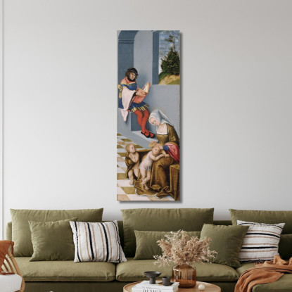 Maria Salome E Zebedeo Con I Loro Figli San Giacomo Maggiore E San Giovanni Evangelista Lucas Cranach the Elder lce38 quadro st