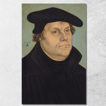 Ritratto Di Martin Lutero Lucas Cranach the Elder lce51 quadro stampato su tela