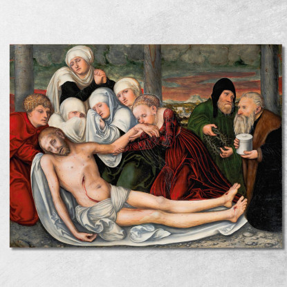 La Lamentazione Lucas Cranach the Elder lce79 quadro stampato su tela