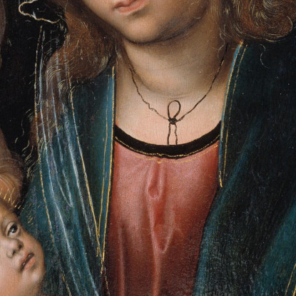 Vergine Con Il Bambino Adorata Dal Piccolo San Giovanni Lucas Cranach the Elder lce94 quadro stampato su tela