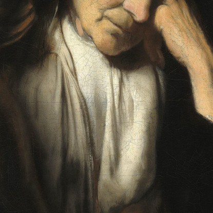 Una Vecchia Che Sonnecchia Su Un Libro Nicolaes Maes nma4 quadro stampato su tela