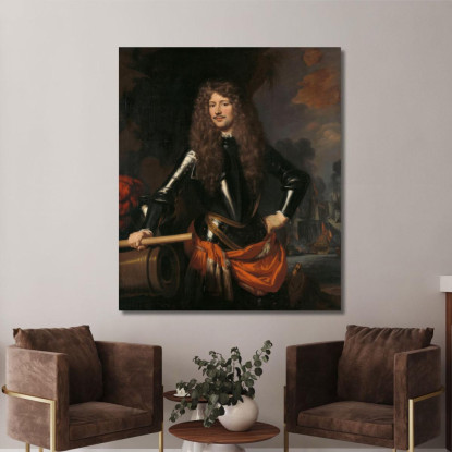 Cornelis Evertsen Luogotenente Ammiraglio Della Zelanda Nicolaes Maes nma5 quadro stampato su tela