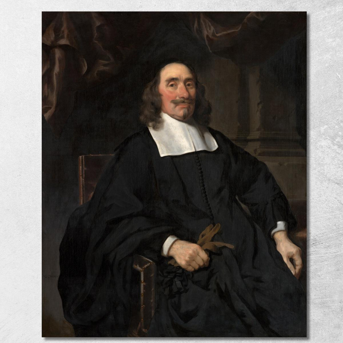 Ritratto Di Un Gentiluomo 3 Nicolaes Maes nma12 quadro stampato su tela