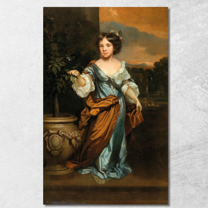 Ritratto Di Una Ragazza 2 Nicolaes Maes nma13 quadro stampato su tela