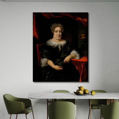 Ritratto Di Una Dama 3 Nicolaes Maes nma16 quadro stampato su tela