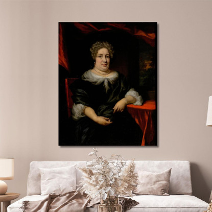 Ritratto Di Una Dama 3 Nicolaes Maes nma16 quadro stampato su tela