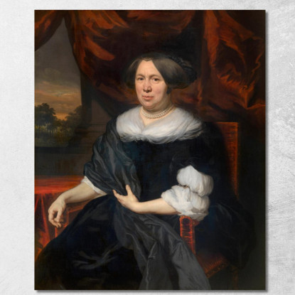 Ritratto Di Una Donna 2 Nicolaes Maes nma23 quadro stampato su tela