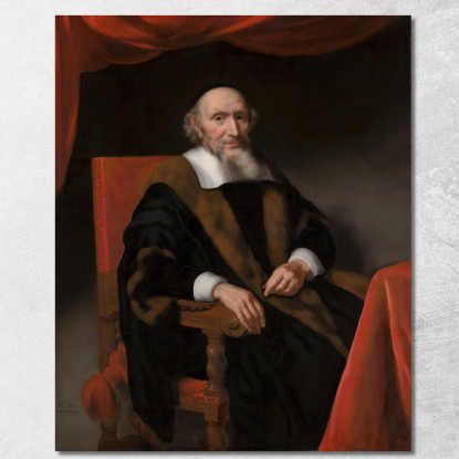 Ritratto Di Jacob Trip Nicolaes Maes nma28 quadro stampato su tela