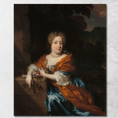 Ritratto Di Petronella Dunois Nicolaes Maes nma30 quadro stampato su tela