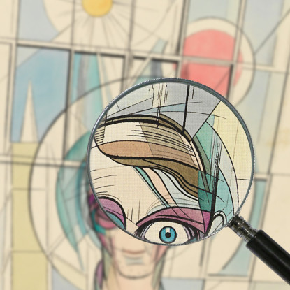 Autoritratto Di Euforia Karl Wiener kwn171 quadro stampato su tela