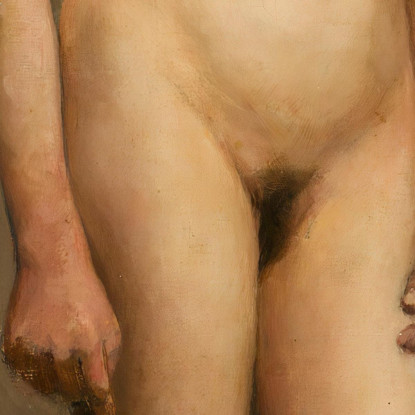 Modella Femminile Nuda Pekka Halonen phl15 quadro stampato su tela