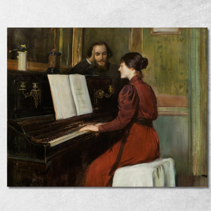 Una Storia D'Amore Santiago Rusiñol srs1 quadro stampato su tela