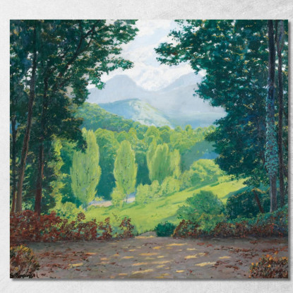 Il Montseny Santiago Rusiñol srs10 quadro stampato su tela