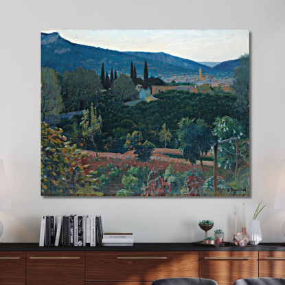 La Valle Di Sóller Santiago Rusiñol srs11 quadro stampato su tela