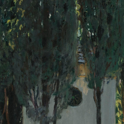 La Fontana Dei Cipressi Santiago Rusiñol srs21 quadro stampato su tela