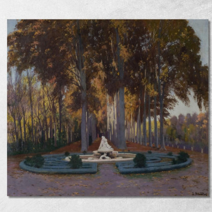 Autunnale Santiago Rusiñol srs26 quadro stampato su tela