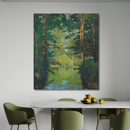 Parco Bades Arbúcies Santiago Rusiñol srs27 quadro stampato su tela