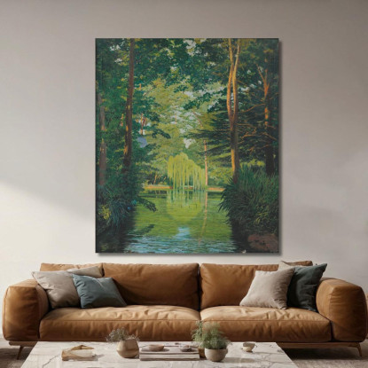 Parco Bades Arbúcies Santiago Rusiñol srs27 quadro stampato su tela