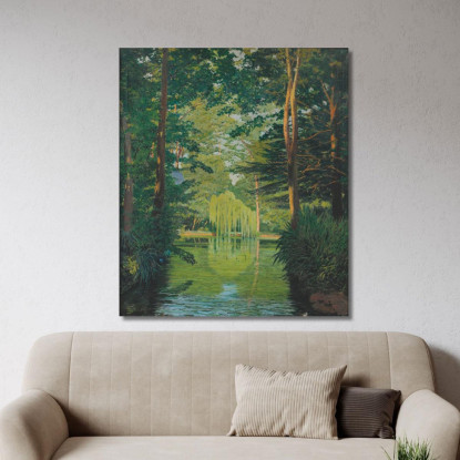 Parco Bades Arbúcies Santiago Rusiñol srs27 quadro stampato su tela