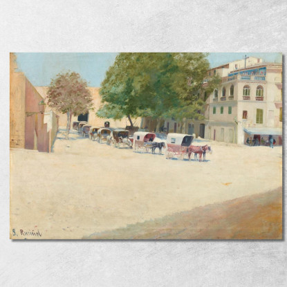 Passeggiata Di Maiorca Santiago Rusiñol srs28 quadro stampato su tela