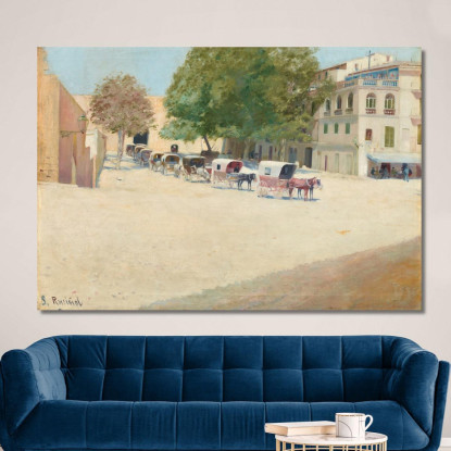 Passeggiata Di Maiorca Santiago Rusiñol srs28 quadro stampato su tela