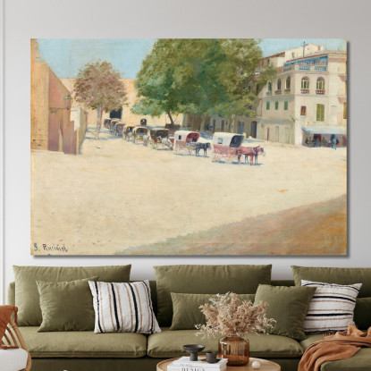 Passeggiata Di Maiorca Santiago Rusiñol srs28 quadro stampato su tela