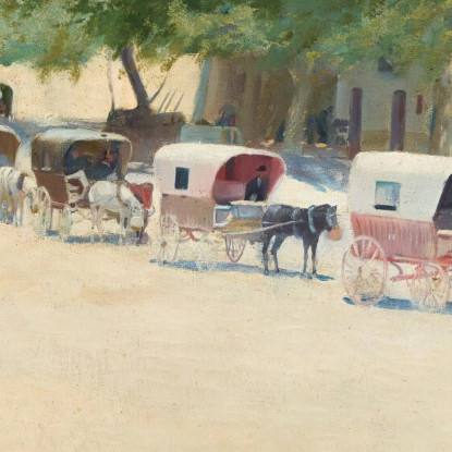 Passeggiata Di Maiorca Santiago Rusiñol srs28 quadro stampato su tela