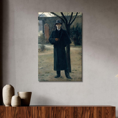 Ritratto Di Miquel Utrillo Santiago Rusiñol srs32 quadro stampato su tela