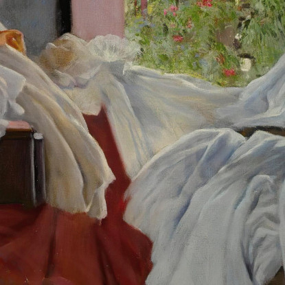 La Sarta Di Sitges Santiago Rusiñol srs39 quadro stampato su tela
