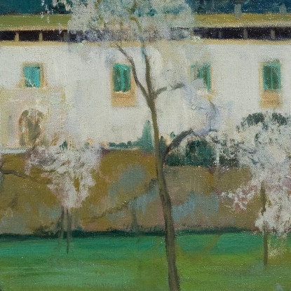 Fattoria Bianca Bunyola Maiorca Santiago Rusiñol srs40 quadro stampato su tela