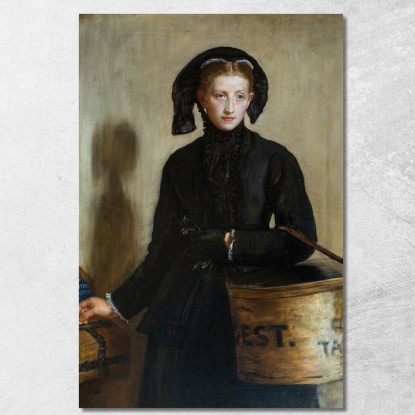 Il Piccolo Contributo Della Vedova Sir John Everett Millais jem2 quadro stampato su tela