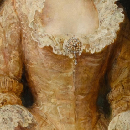 Clarissa Sir John Everett Millais jem6 quadro stampato su tela