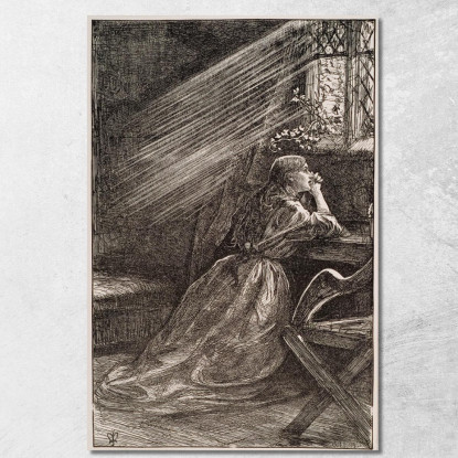 Irene Sir John Everett Millais jem13 quadro stampato su tela
