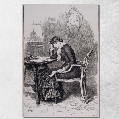 Tenuto All'Oscuro – Quando La Lettera Fu Completata Si Rese Conto Che Era Una Che Non Poteva Inviare Sir John Everett Millais j