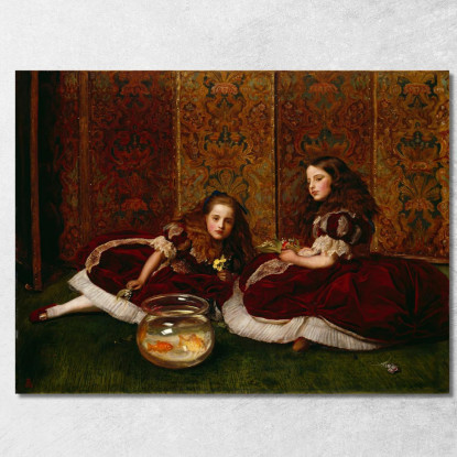 Ore Di Svago Sir John Everett Millais jem15 quadro stampato su tela