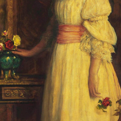 Miss Gertrude Vanderbilt Sir John Everett Millais jem18 quadro stampato su tela